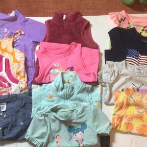 Bundle girls shirts 18-24 months